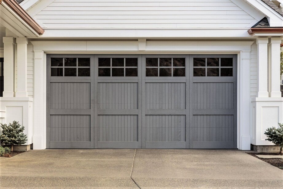 Photo Of Grey Garage With Windows
